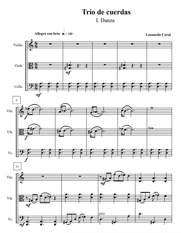 Preview: Trío de cuerdas